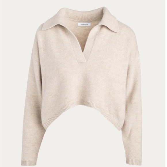 Naadam cropped v neck
